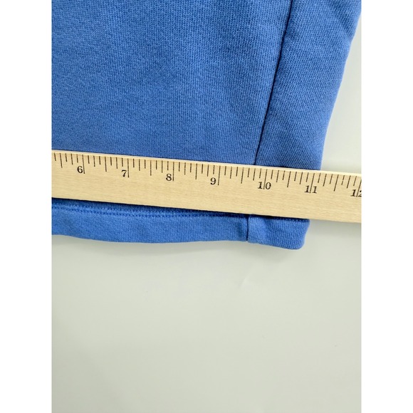 Talbots Pants Womens Large Blue Lounge Crop Pants Drawstring Casual Comfy NEW - Picture 8 of 9